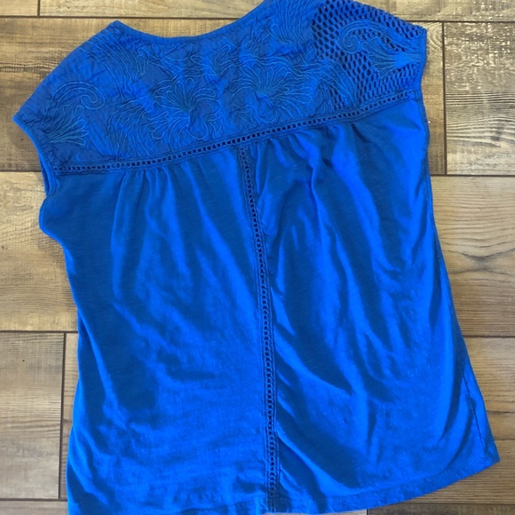 Lucky Brand XS Blue Tank - Picture 6 of 7